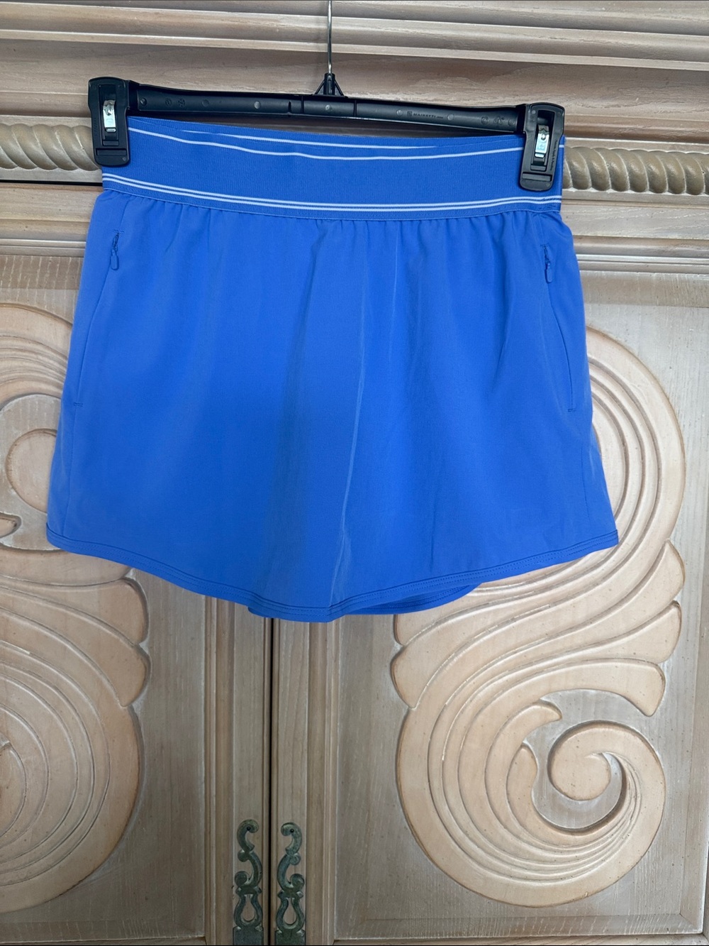 Avia Royal Blue Athletic Skort with Striped Waistband